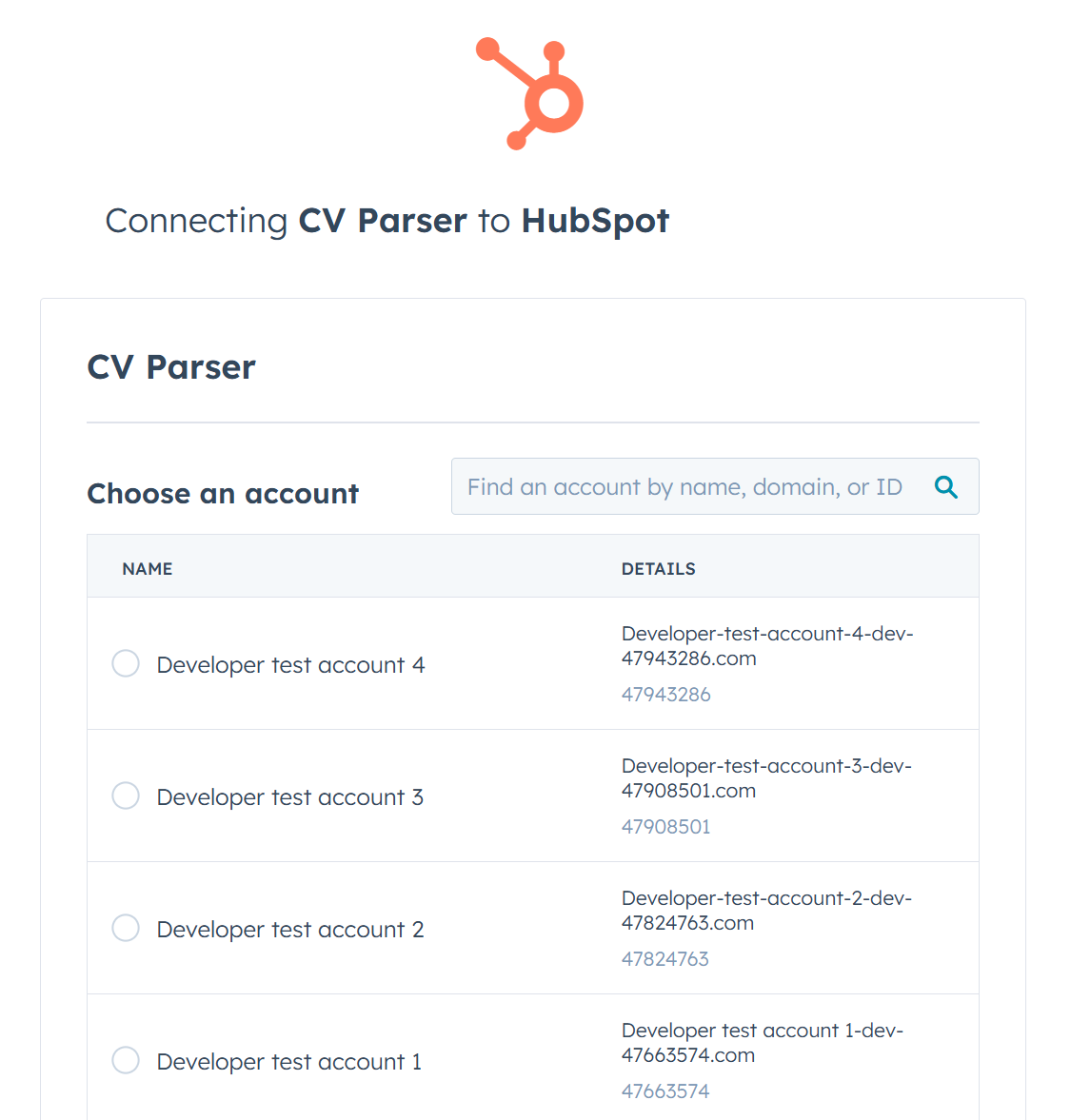 Select HubSpot Portal