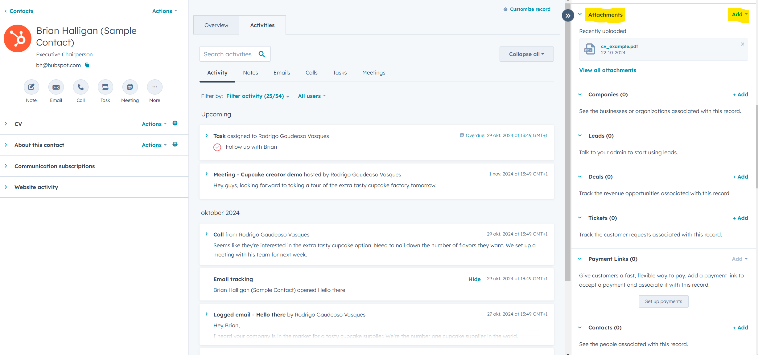 Upload CV File